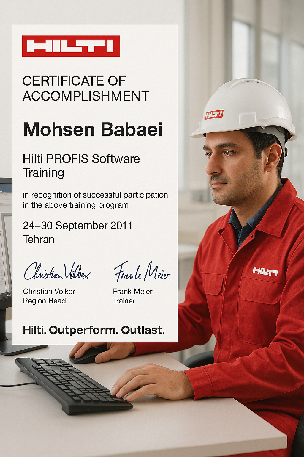 تائیدیه هیلتی  HILTI HST3